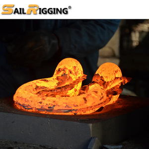 Manilles robustes G209 Goupille à vis Arc galvanisé à chaud 3/4 D Anneau 4.75t Ancre Manille Grilletes - Product Image 5