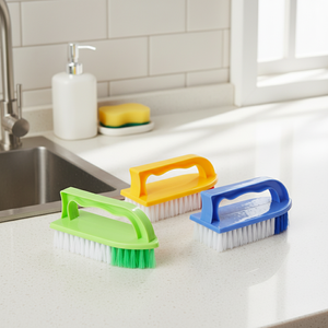 Brosse à récurer durable avec manche en plastique et poils en PP pour le nettoyage ménager - Product Image 6