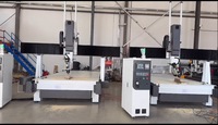 Machine de fraisage et de gravure CNC à bois multifonctionnelle 3 axes 4 axes YN1325 1530 1830 2030, prix usine Jinan, vente chaude