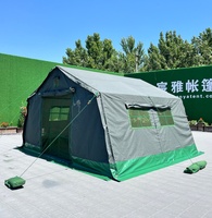 Tente de camping en toile robuste pour 10 personnes, quatre saisons, type selle, pour le Rwanda, le Maroc, l'Afrique