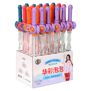 Baguette à bulles en plastique ABS unisexe, très vendue, bulles de savon colorées, jouet pour enfants de 2 à 14 ans et plus, amusement en plein air - Product Image 2