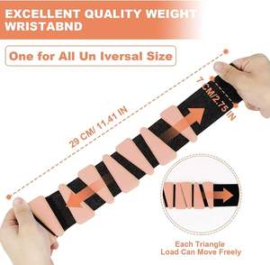 Pesas de Tobillo y Muñeca Ajustables de Silicona en Forma de U, Transpirables y Duraderas, de 2LB, para Gimnasio, Empaque Personalizado al por Mayor - Product Image 3