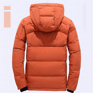 Chaqueta de invierno de pato blanco nuevo para hombre, abrigo Cálido impermeable a prueba de viento, capucha transpirable para viajes, Camping, Color sólido para hombre - Product Image 3