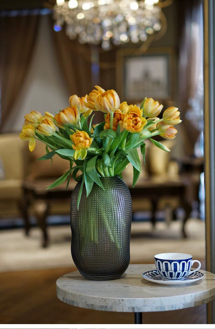 Factory Produced Wholesale Glass Luxury Vase Glass