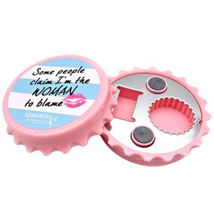 Destapador de Botellas Magnético Personalizado con Diseño de Tapa de Botella 3D, Decoración para Refrigerador, Destapador de Botellas de Cerveza ABC - Product Image 5