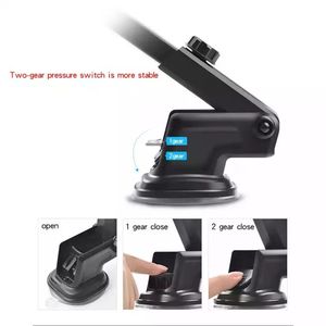 Support de téléphone de voiture créatif, support de voiture, support de navigation de voiture, type ventouse, grille d'aération, tableau de bord, support en fibre de carbone - Product Image 4