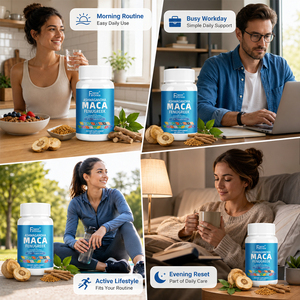 Suplemento Personalizado Shecome de Ashwagandha, Raíz de Maca y Fenogreco para Apoyo Energético en Adultos, Cápsulas Dietéticas de Maca y Fenogreco - Product Image 6