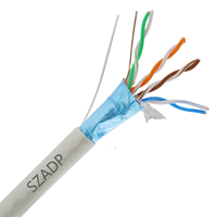 Fournisseur de câbles Meilleur prix CAT5E RÉSEAU CÂBLE CUIVRE/CCA 4 PAIRES TORSADÉES UTP / FTP / SFTP CAT 5E CÂBLE ETHERNET 24AWG