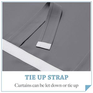 Confidentialité Isolation <span class=keywords><strong>Thermique</strong></span> Porte Fenêtre Portable Rideaux Occultants Pour Patio Porte Française Porte D'entrée Sidelight <span class=keywords><strong>Rideau</strong></span> Attacher Ombre - Product Image 3