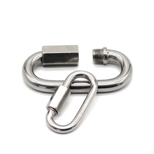 Ss304 Ss316 Chinesischer Hersteller M5 Modell Blanker Karabiner DIN5299C Edelstahl Federschnappverschluss für Schwerindustrie - Product Image 5