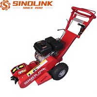 Broyeur de souches de qualité industrielle SG1500, moteur à essence 420cc pour la ferme et le jardin