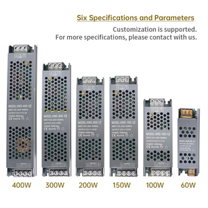<span class=keywords><strong>Alimentation</strong></span> LED DC <span class=keywords><strong>12V</strong></span> ultra mince 24W 36W 60W 100W 150W 200W 300W 400W - Product Image 5