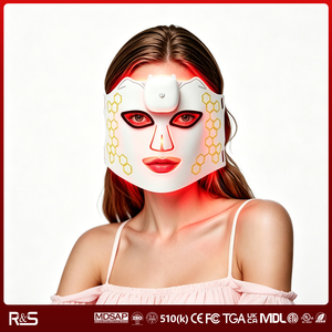 Maschera per Terapia a Luce Rossa e Blu per Ringiovanimento della Pelle del Viso e del Mento con Infrarossi Vicini 1000Nm - Product Image 1
