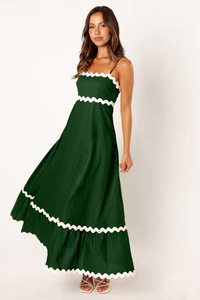 Envío Aéreo Rápido, Elegante Vestido Largo sin Mangas con Tirantes Finos, Novedades 2024, Vestido Largo Estampado - Product Image 3