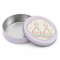 Boîte en métal ovale personnalisée avec couvercle amovible pour cadeaux, artisanat, bougies, parfums, bonbons, accessoires, OEM 5000, fabriquée sur commande