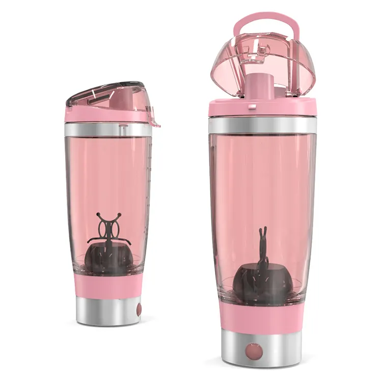 Logo personalizzato 450ML vortice elettrico per il fitness magnetico con il cavo USB, ricaricabile shaker bottiglia di private label 450ml