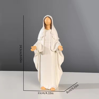 Statuette religieuse en résine en gros, Vierge Marie, Jésus, ange gardien, décoration de table pour la maison, cadeau