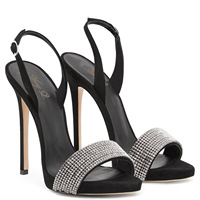 Sandales d'été sexy pour femmes ELITES Fashion, chaussures de créateur à talons hauts grande taille, sandales de strip-teaseuse pour femmes, avec diamants.