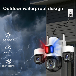 Caméra de sécurité domestique sans fil SHUZHI, CCTV, carte SIM 4G, solaire, surveillance, WiFi, caméra extérieure, WiFi <span class=keywords><strong>Camara</strong></span>, 6MP, trois objectifs, 3K - Product Image 6