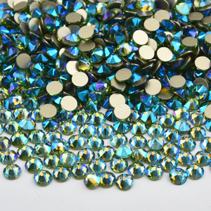 OLeeya Venta al por Mayor de Cristales Planos Premium 2088, Color Azul Brillante AB, Sin Fijación en Caliente, para Decoración de Bikinis - Product Image 5
