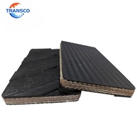 Bande transporteuse tissée solide en PVC 680S ignifuge haute résistance pour l'exploitation minière souterraine KA/T 914-2019