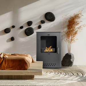 Poêle au bioéthanol cheminée bio sol LUISA L50xD30xH68 - Product Image 2