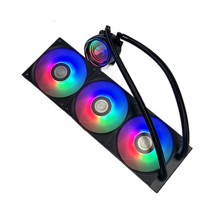 ซูมอนด์ 360 มม. ชุดระบายความร้อนซีพียูแบบรวมทุกอย่างในหนึ่งเดียว พัดลม RGB LED ควบคุมความเร็ว PWM ระบายความร้อนได้อย่างมีประสิทธิภาพ แผงระบายความร้อนทองแดงสำหรับโปรเซสเซอร์ - Product Image 2