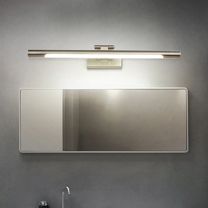 Lámpara de Pared Minimalista LED de Aleación de Aluminio con Pantalla Cilíndrica en Níquel Arena, Oro, Bronce, Negro, Blanco, Luz para Baño 3500K Blanco Cálido - Product Image 4