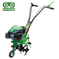 Motoculteur rotatif professionnel à essence 4 temps, tracteur chenillé semoir 7 CV GT212C