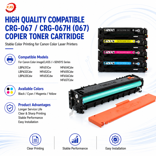 High Quality CRG-067 CRG-067H 067 Copier Toner Cartridge for Canon IR LBP631CW LBP633CDW MF655CDW LBP631DW MF651CW MF657CDW