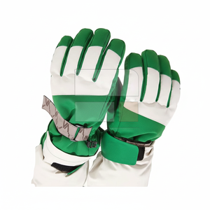 Gants d'hiver à la mode de style nouveau pour hommes, mitaines en cuir coupe-vent pour le sport de plein air, le ski, cinq doigts - Product Image 1