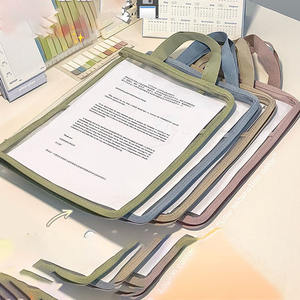 ที่ใส่ A4สอบแบบหนาหลายชั้นโปร่งใสหลายชั้นอุปกรณ์จัดระเบียบที่มีประโยชน์มีสีสูง - Product Image 2