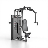 Équipement de musculation professionnel de qualité commerciale - Ensemble complet d'appareils à charge libre : Chest Fly à bras droit, Reverse Bird, High-Pull-Down