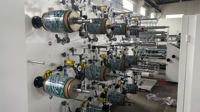 Machine d'enroulement de bobines pour ruban adhésif, film OPP, film PET, film PE, film d'emballage, film aluminium, film optique, film d'étiquetage en moule