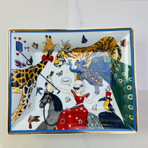 Cenicero de Cerámica Electrónico Recargable, Estilo Europeo, Rectangular, para Escritorio, Hogar u Oficina, Origen Guangdong - Product Image 1