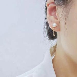 อุปกรณ์ทำเครื่องประดับเงินแท้ S925 ตัวเรือนเปล่าสำหรับติดต่างหู พร้อมลูกปัดกลมขนาด 10-16 มม. ไข่มุกหลวม 2080 เม็ด - Product Image 3