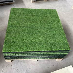 Carrelage en caoutchouc de gazon artificiel de Offre Spéciale d'usine pour le plancher anti-vibration d'herbe de gymnase pour des équipements de loisirs - Product Image 6