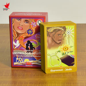 Carta da gioco tarocchi stampati personalizzati oracolo in lamina d'oro carte carta tarocchi mazzo oracolo arabica - Product Image 4