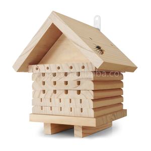 โรงแรมผึ้งสำหรับสวนกลางแจ้งสวนที่อยู่อาศัยของผึ้งป่าแมลงธรรมชาติสำรองบ้านผึ้ง - Product Image 1