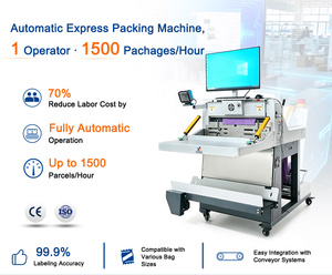 Máquina Automática para Embolsar Paquetes Express, 1500 Bolsas/H, <span class=keywords><strong>Embalaje</strong></span> <span class=keywords><strong>de</strong></span> Correo con Impresora <span class=keywords><strong>de</strong></span> Etiquetas y Selladora - Product Image 6