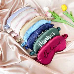 Máscara de Dormir Personalizada con Impresión a Medida para Intercambio de Regalos Navideños, Máscara de Dormir Personalizada, Regalo de Máscara para Dormir, Regalo para Damas de Honor, Máscara de Dormir con Logotipo - Product Image 6