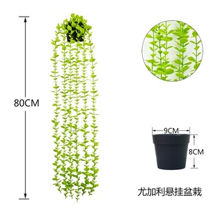 Plantes artificielles suspendues, plantes suspendues artificielles en pot, plantes en plastique <span class=keywords><strong>pour</strong></span> la décoration de la maison et du <span class=keywords><strong>balcon</strong></span> - Product Image 3