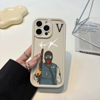 Coque de téléphone élégante et luxueuse Gertrude Vrunk pour iPhone 7 8 SE 2020 XS XR 12 13 Mini 11 14 15 16 Pro Max PC