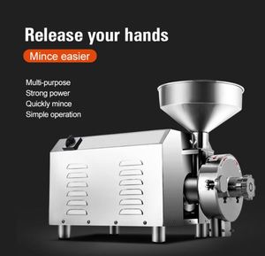 Molino de Harina Eléctrico de Acero Inoxidable para Uso Agrícola, Motor con Rodamientos, Alta Productividad para Trigo y Soja, 220V 2200W, Capacidad de 80kg/h - Product Image 3