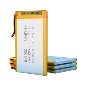 Tüketici Elektroniği GPS Bulucu için Derin Deşarj Ömrü 500 Kez 606090 Li-polimer Pil 3.7V 4000mAh - Product Image 1