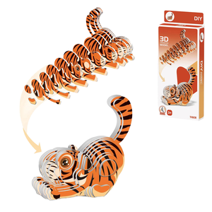 Puzzle 3D en papier personnalisable 2026 : Mini-animaux éducatifs, <span class=keywords><strong>jeu</strong></span> de puzzle de dessins animés, petit jouet en carton pour l'apprentissage <span class=keywords><strong>des</strong></span> enfants - Product Image 1