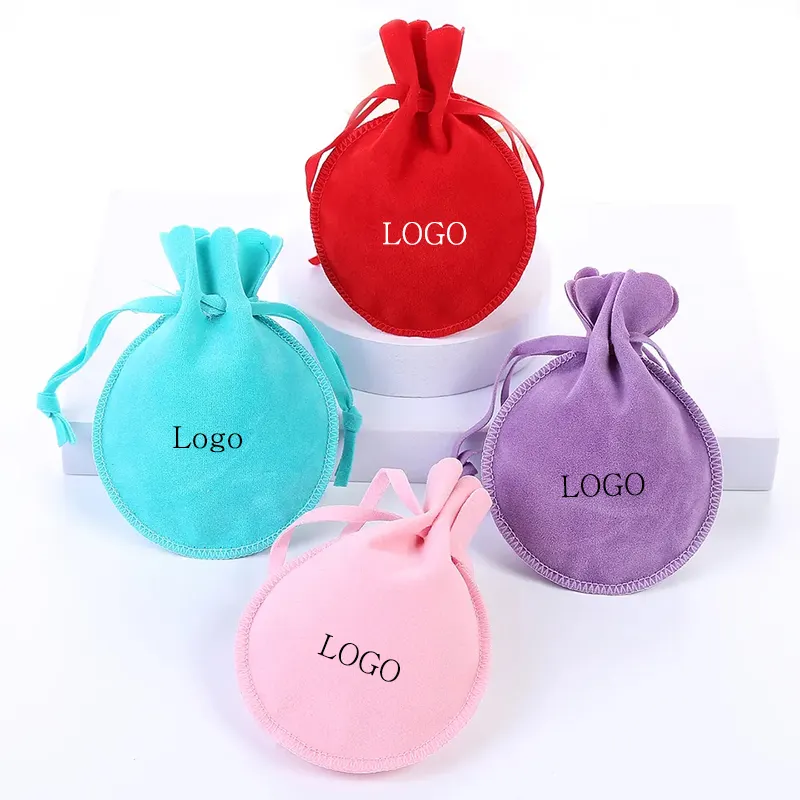Novo Design De Luxo Jóias Cabaça Pacote Fan bag para Brown Presente Jóias Caixa De Armazenamento De Papel De Madeira Caixas De Jóias Embalagem Bolsa