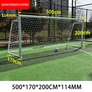 Marché le plus vendu matériau en acier de haute qualité 3/4/5/7/11 poteau de but de Football pour enfants adultes en plein air - Product Image 4