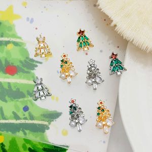 Breloques 3D de Noël pour ongles : clochette, renne, zircon, perle, nœud, sapin de Noël – Ornements pour nail art de Noël pour la décoration des ongles de fêtes - Product Image 3