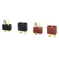 Connecteurs de batterie RC pour voiture, type T, mâle et femelle, petits, unisexes, 30A, pour batterie LiPo RC, en laiton et nylon